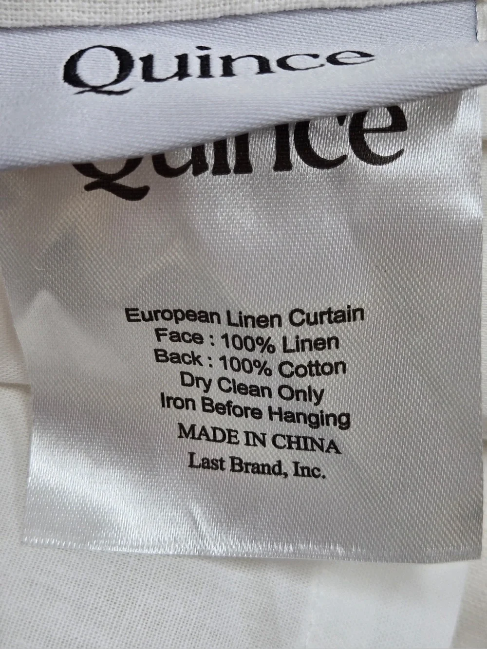Quince includes 48x108